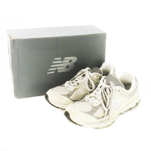 【中古】NEW BALANCE running 2002R ランニングシューズ スニーカー ローカット レースアップ 26.5cm グレー
