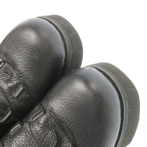 【中古】スペクタスシュー SPECTUS SHOES CO. GROCKER レザーシューズ 厚底 ボアシステム 25.5cm 黒