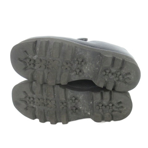 【中古】スペクタスシュー SPECTUS SHOES CO. GROCKER レザーシューズ 厚底 ボアシステム 25.5cm 黒