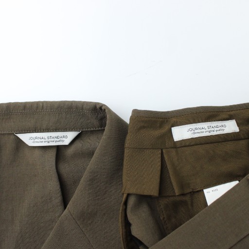 【中古】ジャーナルスタンダード JOURNAL STANDARD 24SS セットアップ テーラードジャケット パンツ シングル 2B L_6
