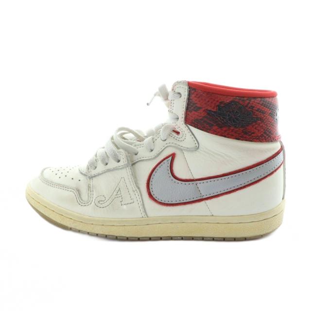 【中古】ナイキ NIKE Awake NY Jordan Air Ship SP University Red FN8675-100 ハイカットスニーカー