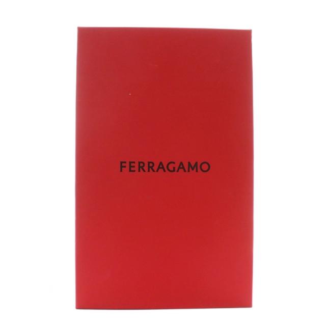 【中古】未使用品 Salvatore Ferragamo 24SS DEBROS ローファー モカシン スクエアトゥ ガンチーニ 7 25.5cm 茶色