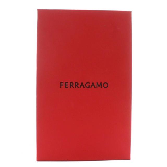 【中古】未使用品 Salvatore Ferragamo 24SS DEBROS ローファー モカシン スクエアトゥ ガンチーニ 6 24.5cm 茶色