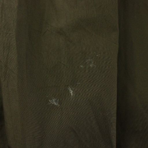 【中古】マディソンブルー MADISONBLUE TUCK VOLUME SKIRT フレアスカート ロング 02 M カーキ MB171-6715