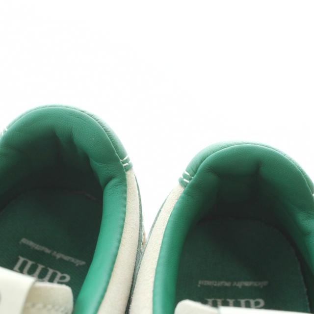 【中古】プーマ PUMA × Ami Paris Suede Crepe Pristine スニーカー ローカット US5.5 23.5cm ベージュ 緑 384146-01