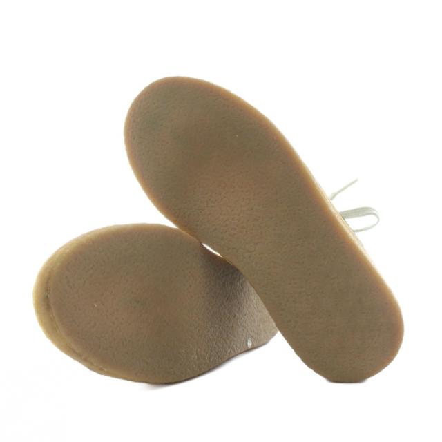 【中古】プーマ PUMA × Ami Paris Suede Crepe Pristine スニーカー ローカット US5.5 23.5cm ベージュ 緑 384146-01