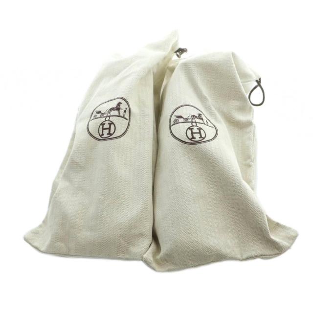 【中古】エルメス HERMES レザースニーカー シューズ 靴 ロゴ クイック Hロゴ ステッチ 42.5 26.5cm 黒 ブラック