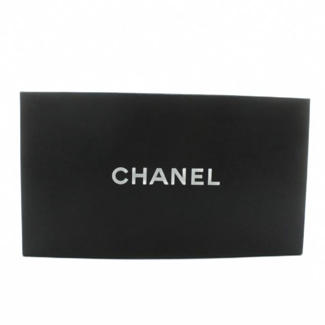 【中古】シャネル CHANEL スニーカー スエード レザー ローカット ココマーク 37 23.5cm 紺 ネイビー 黒 ブラック