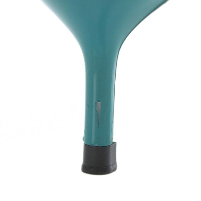 【中古】グッチ GUCCI パンプス エナメル ポインテッドトゥ ヒール リボン 35.5 22.5cm 緑 グリーン 323516