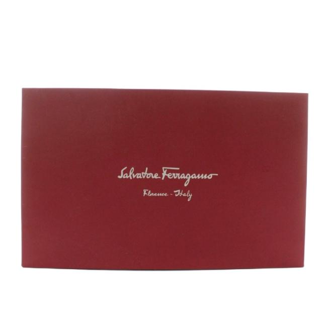 【中古】未使用品 Salvatore Ferragamo PACIFICO ドライビングシューズ ローファー グレインレザー 8.5 26.5cm 茶色