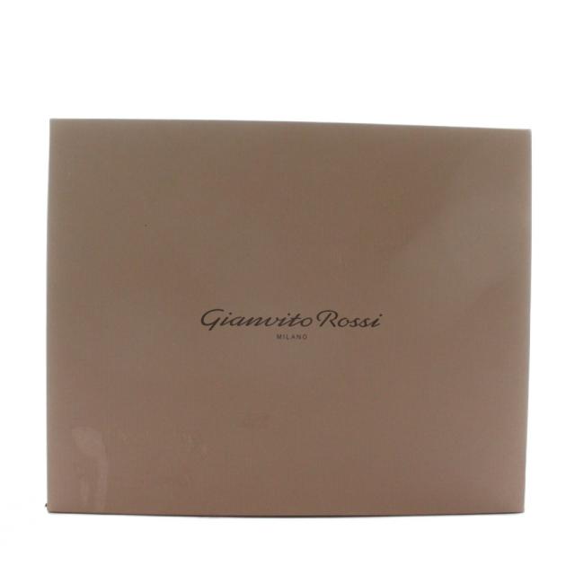 【中古】Gianvito Rossi MARTIS ショートブーツ レザー ラウンドトゥ ハイヒール レースアップ 36.5 23.5cm ボルドー