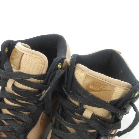 【中古】ナイキ NIKE Dunk High LXX ハイカットスニーカー レザー 23.5cm 茶 ブラウン レースアップ ロゴ