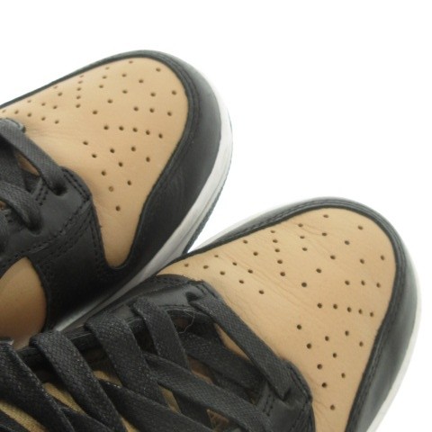 【中古】ナイキ NIKE Dunk High LXX ハイカットスニーカー レザー 23.5cm 茶 ブラウン レースアップ ロゴ