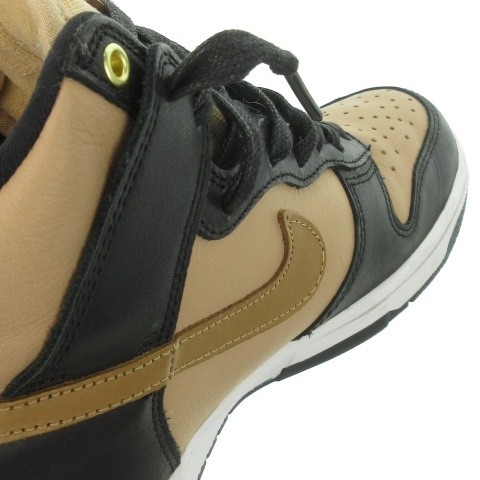 【中古】ナイキ NIKE Dunk High LXX ハイカットスニーカー レザー 23.5cm 茶 ブラウン レースアップ ロゴ