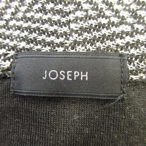 【中古】ジョセフ JOSEPH 23AW トップヘリンボンジャージー カットソージャケット テーラード 薄手 48 M グレー_5