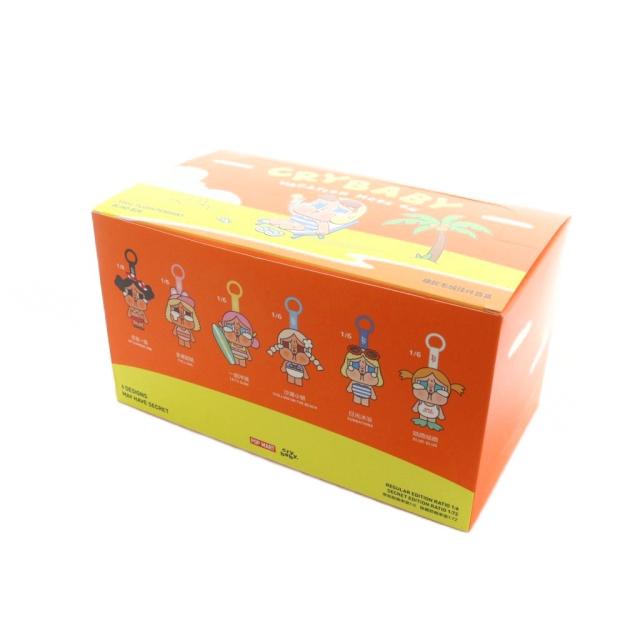 【中古】POP MART CRYBABY Vacation Mode On シリーズペンダント 6個入り フィギュア 対象年齢15歳以上