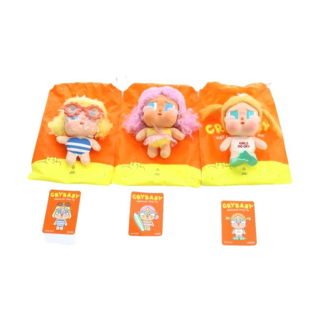 【中古】POP MART CRYBABY Vacation Mode On シリーズペンダント 6個入り フィギュア 対象年齢15歳以上