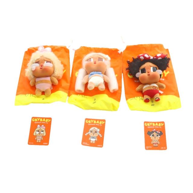 【中古】POP MART CRYBABY Vacation Mode On シリーズペンダント 6個入り フィギュア 対象年齢15歳以上