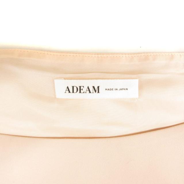 【中古】アディアム ADEAM 2020年製 ノースリーブカットソー チュニック フェイクパール 2 ピンク 41184 /JS_3