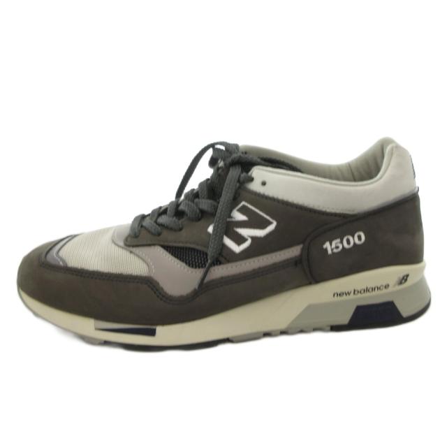 【中古】ニューバランス NEW BALANCE u1500ani 35周年 記念モデル スニーカー シューズ ローカット 27cm グレー