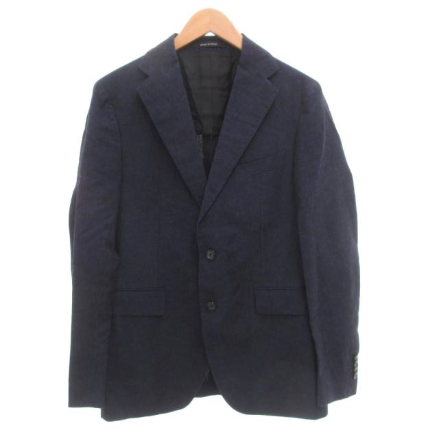 【中古】タリアトーレ TAGLIATORE 美品 セットアップ スーツ テーラードジャケット パンツ 麻 リネン 背抜き_1