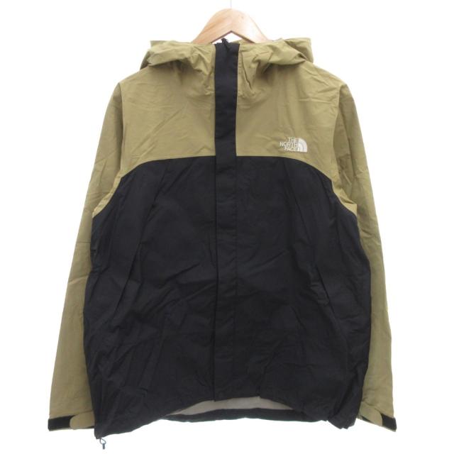 【中古】ザノースフェイス THE NORTH FACE ドット ショート ジャケット マウンテンパーカー ロゴ刺繍 ナイロン XL