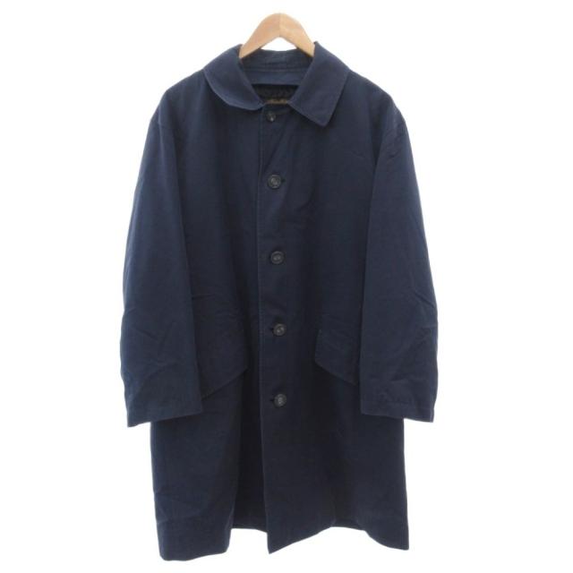 【中古】ブルックスブラザーズ BROOKS BROTHERS ステンカラーコート ロング ウールライナー付 S 紺 ネイビー /GV