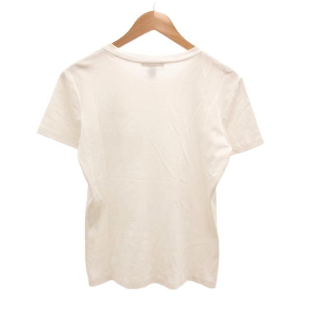 【中古】ルイヴィトン LOUIS VUITTON PW201W TWD FGTS15 Tシャツ 半袖 プリント L 白 ホワイト ゴールドカラー /JS_1