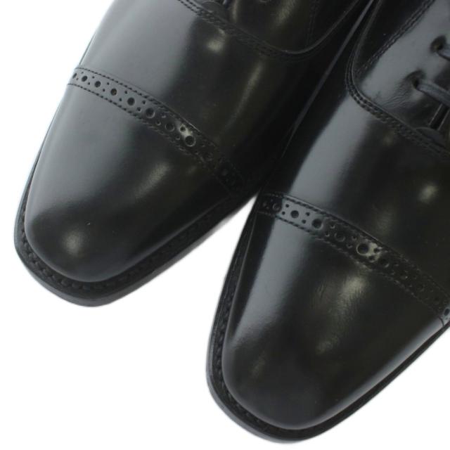 【中古】リーガル REGAL ビジネスシューズ ドレス 革靴 レザー ストレートチップ 24.5?p 黒 ブラック /XZ ■GY19