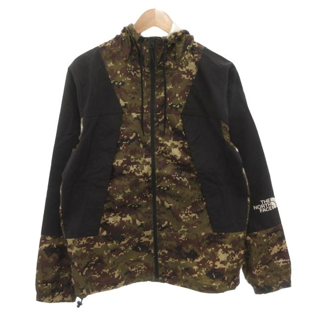 【中古】ザノースフェイス ホワイトレーベル PERIL WIND JACKET マウンテンパーカー ジャケット M カーキ 茶