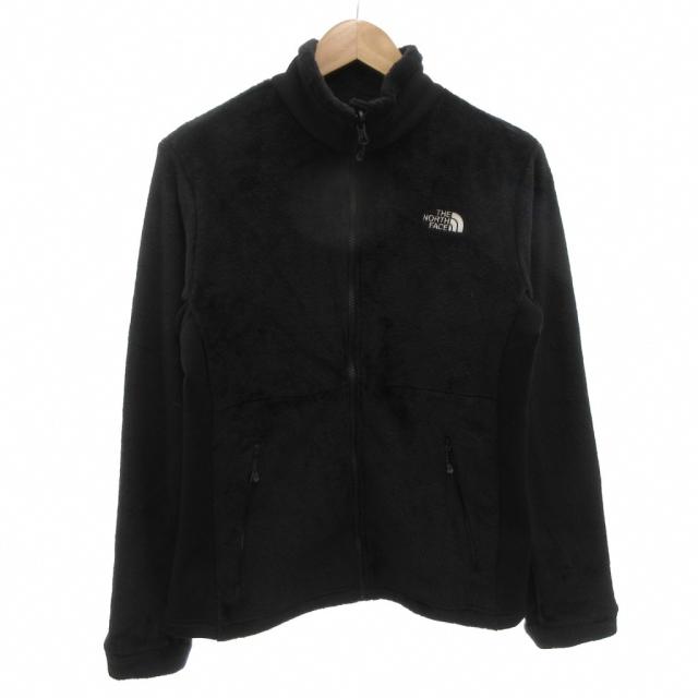 【中古】ザノースフェイス THE NORTH FACE ZI VERSA MID JACKET フリースジャケット ブルゾン ロゴ刺繍 XL 黒