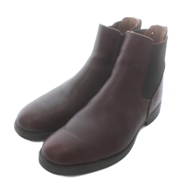【中古】REDWING 9077 Mil-1 Congress Boots チェルシーブーツ レザー ショート サイドゴア 6.5 24.5cm 茶色