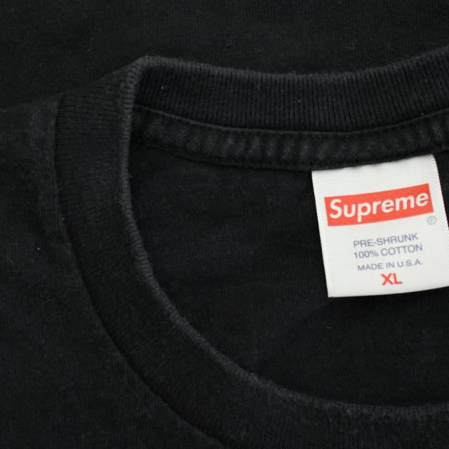 【中古】シュプリーム SUPREME アンタイヒーロー ANTIHERO 22SS Dog Tee Tシャツ コラボ XL 黒 ブラック 半袖_5