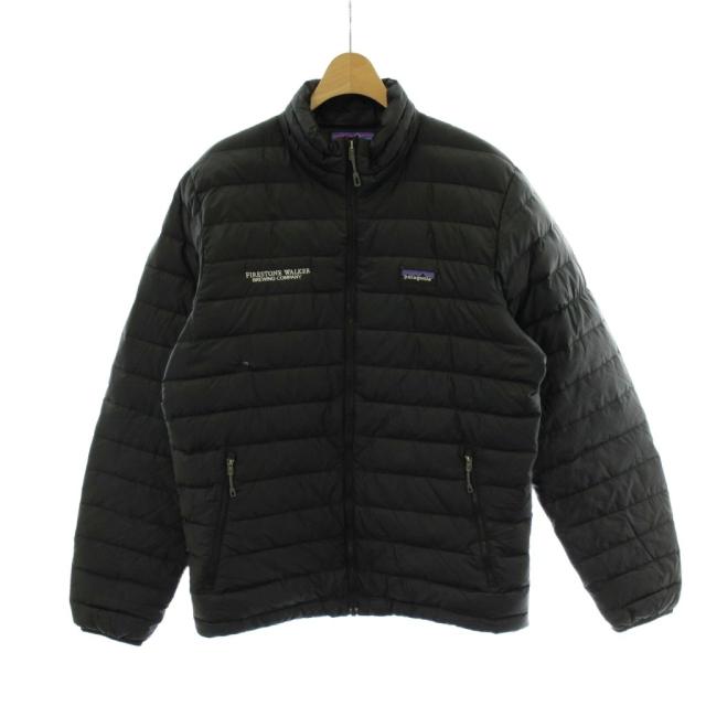 【中古】パタゴニア Patagonia 15SS ダウンジャケット 上着 M 黒 ブラック 長袖 ジップアップ スタンドカラー