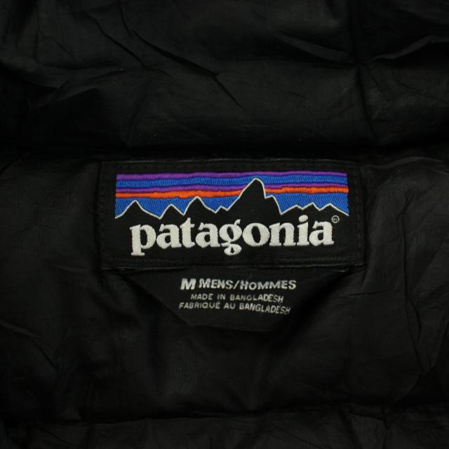 【中古】パタゴニア Patagonia 15SS ダウンジャケット 上着 M 黒 ブラック 長袖 ジップアップ スタンドカラー_2