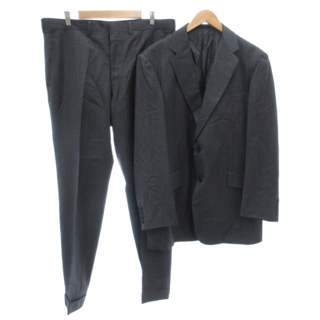 【中古】エルメネジルドゼニア Ermenegildo Zegna スーツ セットアップ テーラードジャケット スラックス パンツ