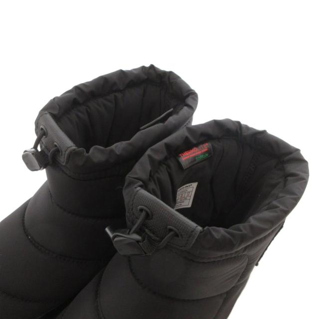 【中古】ザノースフェイス ヌプシ ブーティ ウォータープルーフ ロゴ ショート 24cm ブラック /UO ■GY44 メンズ_6