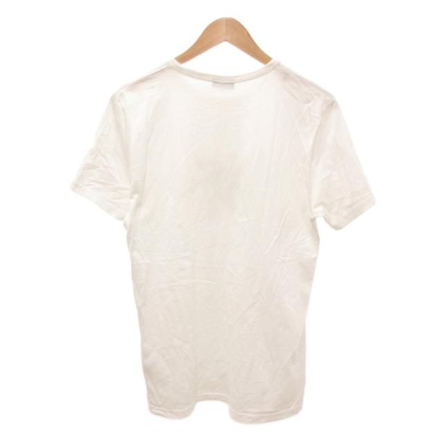【中古】ディオール Dior 20AW SHAWN STUSSY コラボ Tシャツ L 白 ホワイト ロゴプリント ラウンドネック 半袖_1