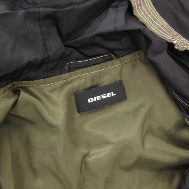 【中古】ディーゼル DIESEL マウンテンパーカー ジャケット ナイロン S 黒 ブラック カーキ /JS ■GY38 メンズ_4