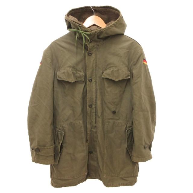 【中古】ドイツ軍 80's ヴィンテージ ミリタリー SCHARRER UNTERGRIESBACKS モッズコート ジャケット フーディー