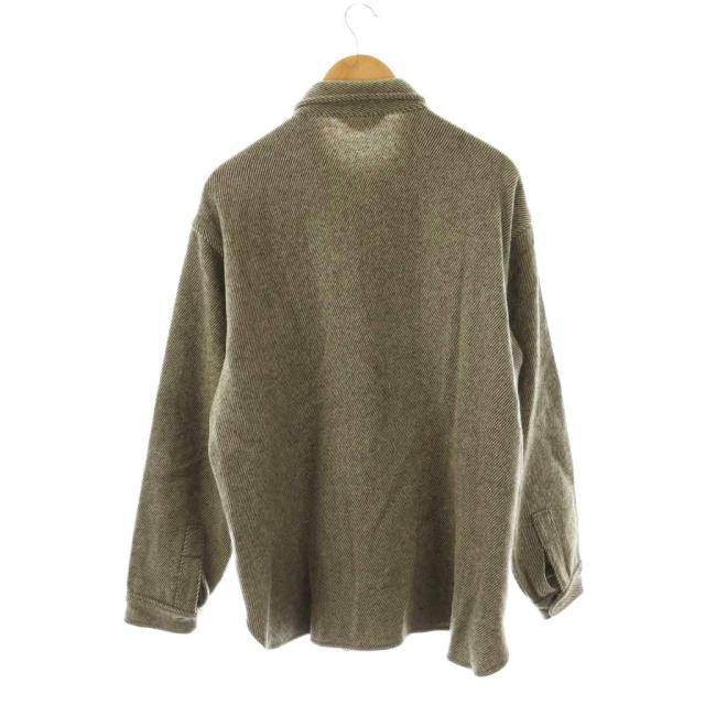 【中古】ウールリッチ WOOLRICH USA製 70's シャツジャケット ベージュ ブラック /ES ■GY01 メンズ_1
