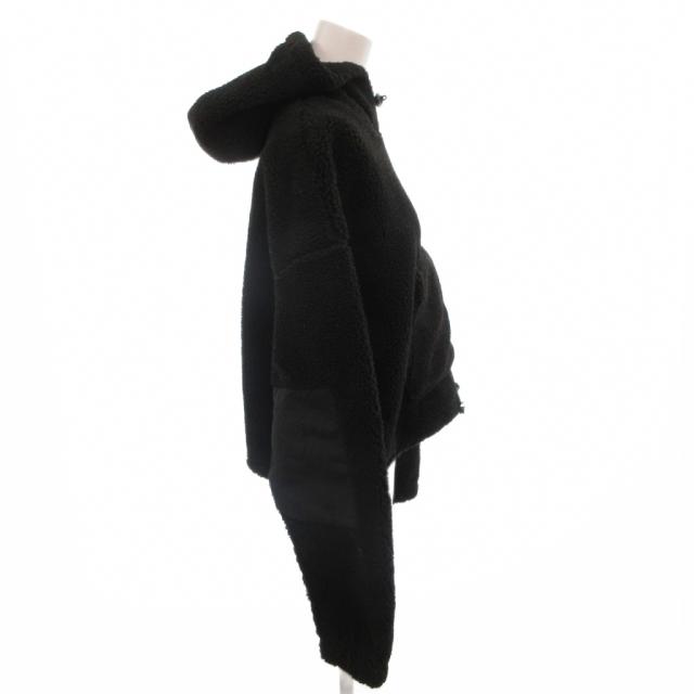 【中古】エックスガール x-girl 25AW BOA HOODIE PANTS セットアップ パーカー イージーパンツ ボア M 黒_3