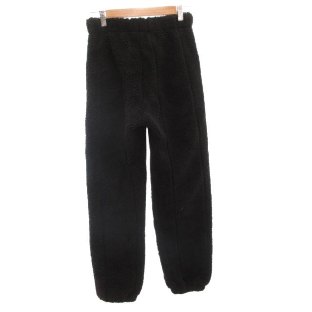 【中古】エックスガール x-girl 25AW BOA HOODIE PANTS セットアップ パーカー イージーパンツ ボア M 黒_5
