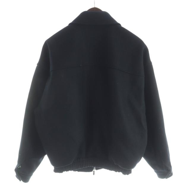 【中古】未使用品 ユナイテッドトウキョウ ×YOKE EX ヨーク 25AW Super180s ブルゾン ジャケット ウール 1 S 黒_1