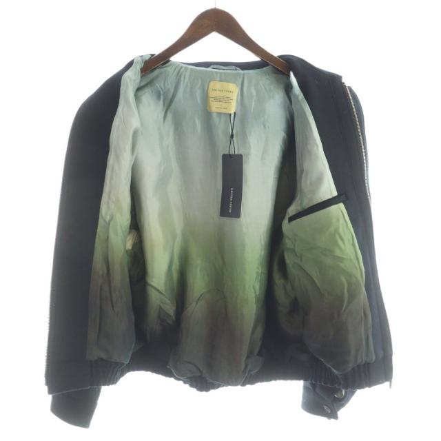 【中古】未使用品 ユナイテッドトウキョウ ×YOKE EX ヨーク 25AW Super180s ブルゾン ジャケット ウール 1 S 黒_3