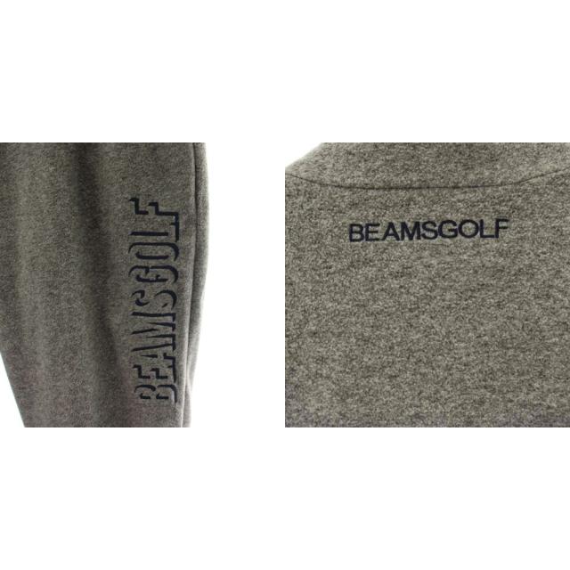 【中古】ビームスゴルフ BEAMS GOLF 23AW セットアップ ブルゾン フリース ナイロン リバーシブル L パンツ XL ネイビー_7