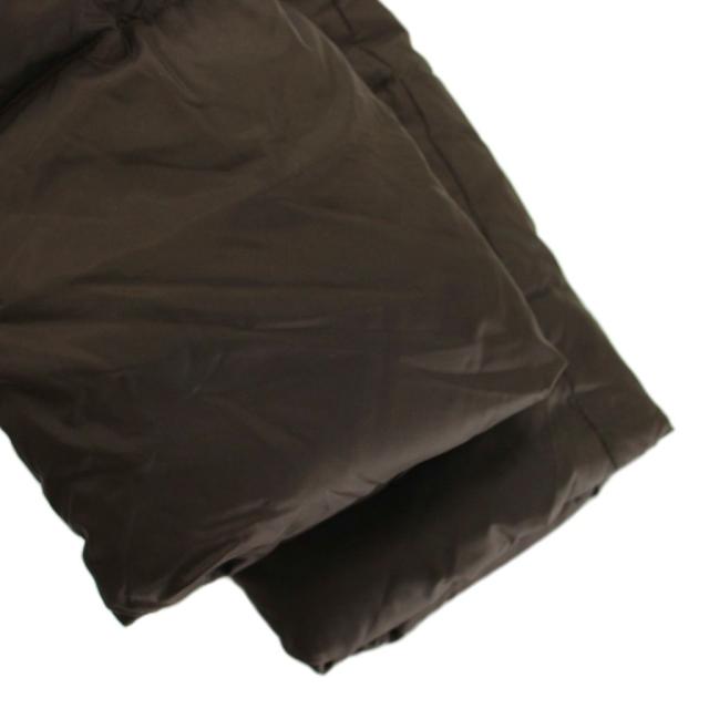 【中古】YVES SALOMON 24AW ARMY Aライン ダウンジャケット アウター ナイロン ファー オーバーサイズ 36 茶色_7