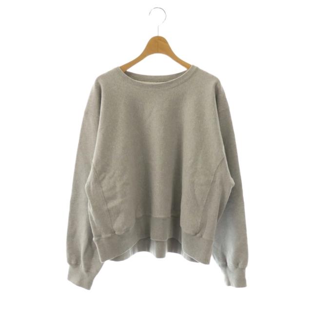 【中古】ロンハーマン Ron Herman 24AW スウェット トレーナー プルオーバー クルーネック S グレー /HK ■GY19