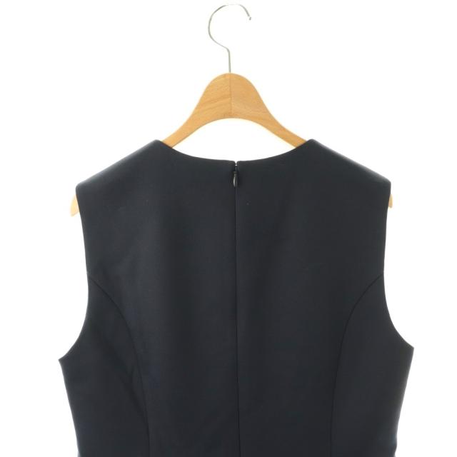 【中古】マディソンブルー MADISONBLUE ワンピース ノースリーブ 2 ネイビー /ES ■GY19 レディース_2