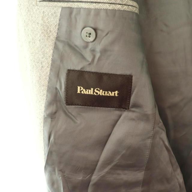 【中古】ポールスチュアート PAUL STUART テーラードジャケット ラムウール シルク カシミヤ混 48 グレー_5